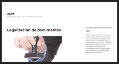 Desktop Screenshot of acim.es